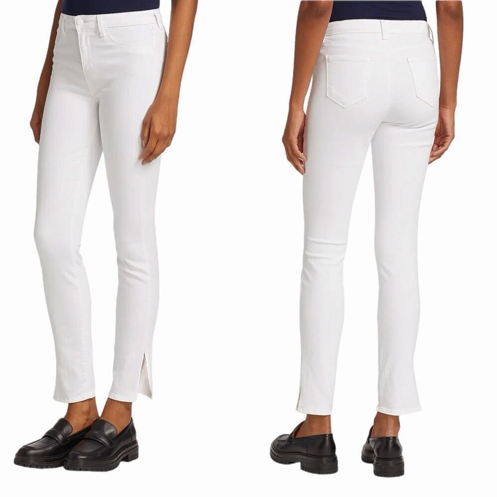 L'agence Josie High Rise Skinny Split Side Hem Jeans